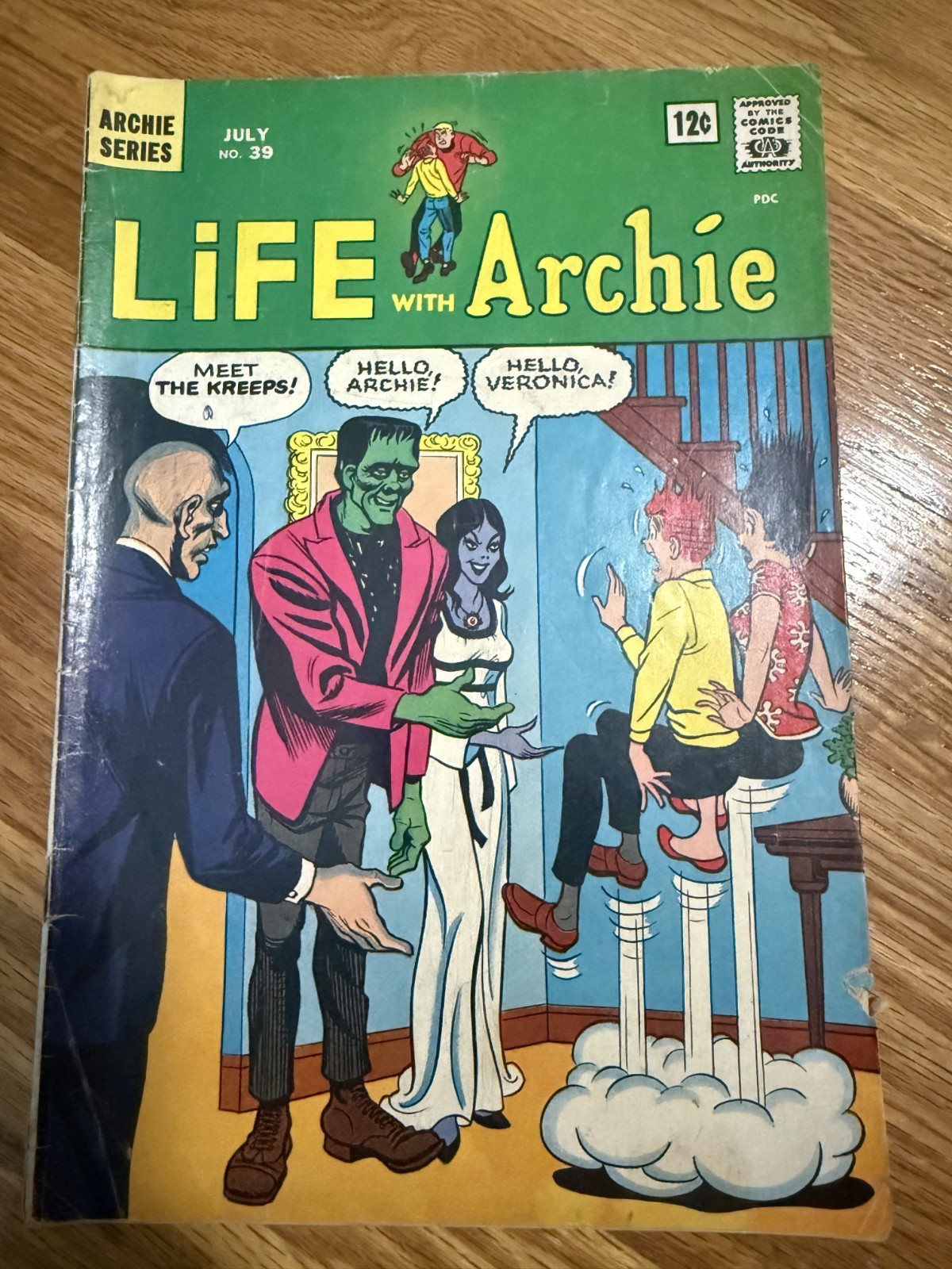 SILVER AGE LIFE WITH ARCHIE SERIES COMIC 12 CENTS: NO. 39: JULY, 1965 SILVER AGE LIFE WITH ARCHIE SERIES COMIC 12 CENTS: NO. 39: JULY, 1965