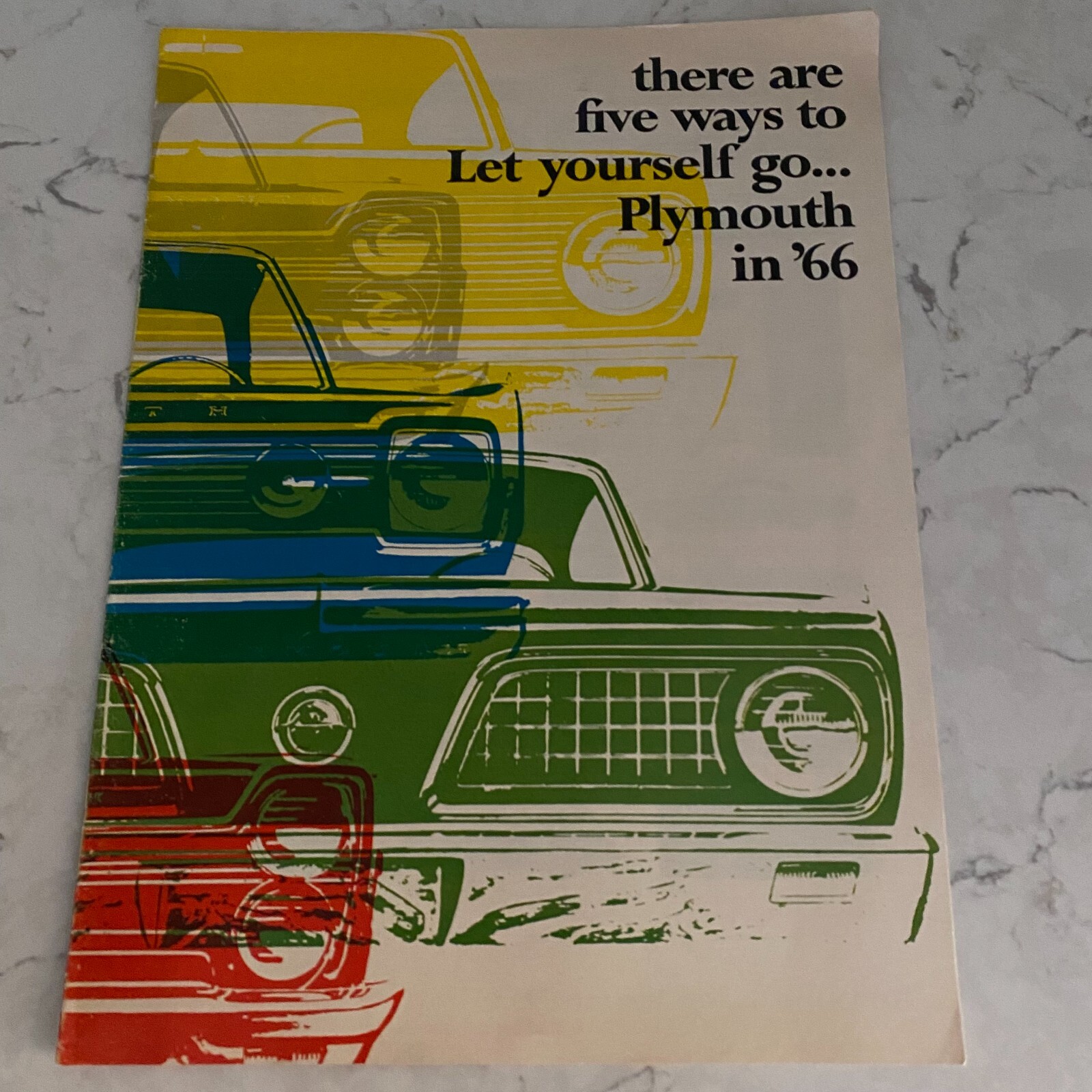 1966 Plymouth Barracuda Fury Belvedere Automobile Dealer Sales Brochure 1966 Plymouth Barracuda Fury Belvedere Automobile Dealer Sales Brochure