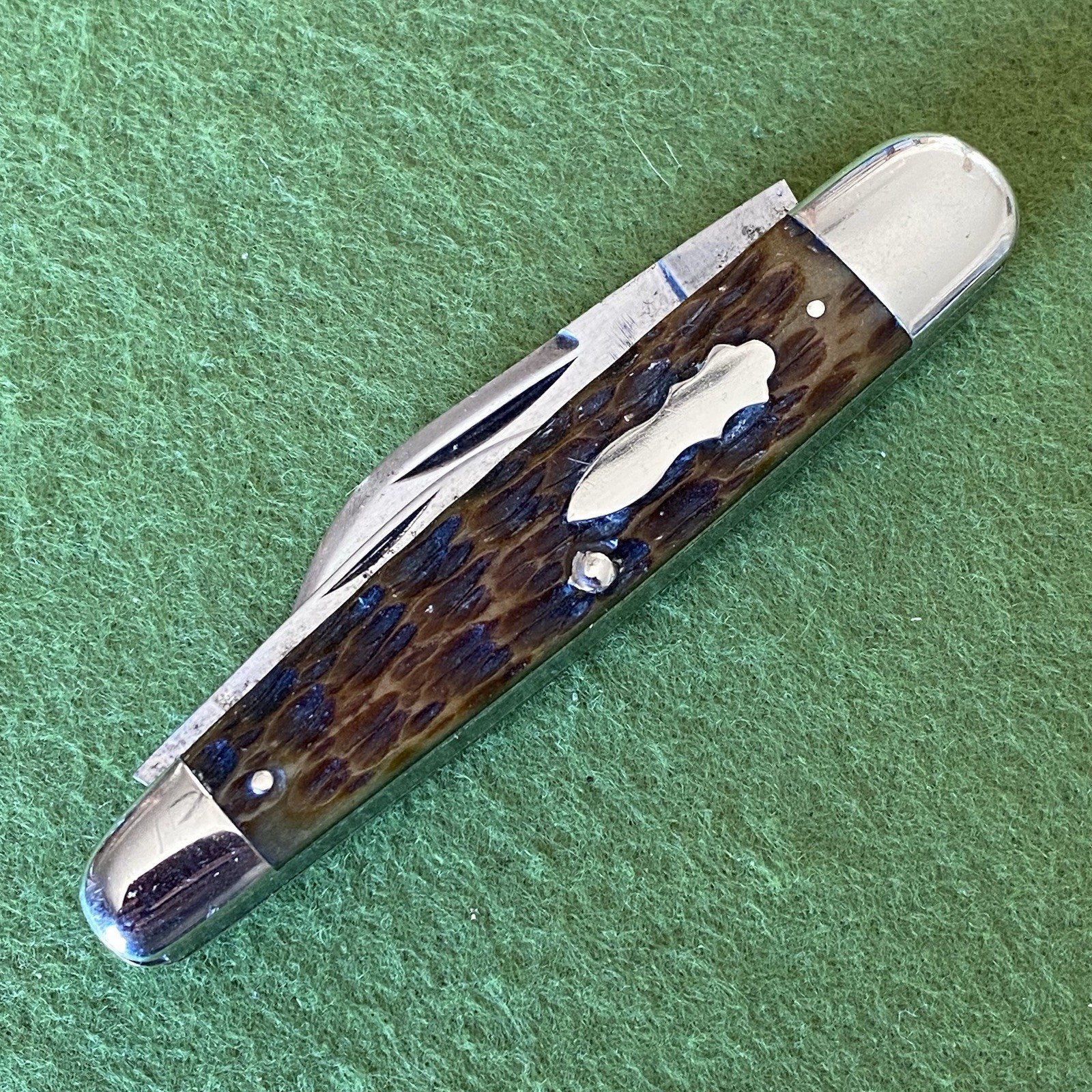 Old Vintage Cattaraugus Large Sleeveboard Whittler Pocket Knife Old Vintage Cattaraugus Large Sleeveboard Whittler Pocket Knife