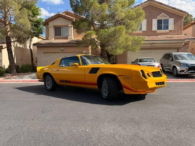 1979 Chevrolet Camaro z28 T-Top Original Yellow color code Rare