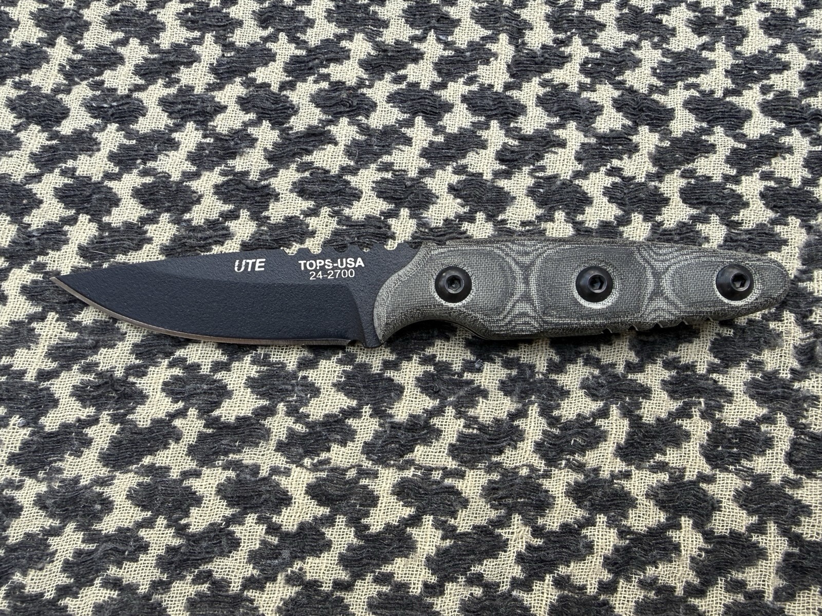 TOPS UTE-Utility Tool Edged Fixed Knife 2.88\ TOPS UTE-Utility Tool Edged Fixed Knife 2.88\
