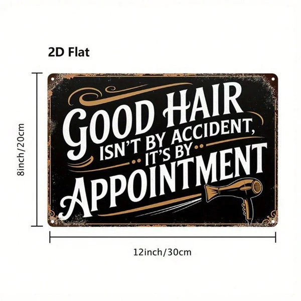 CIFbuy 1pc Vintage Barber Shop Sign CIFbuy 1pc Vintage Barber Shop Sign