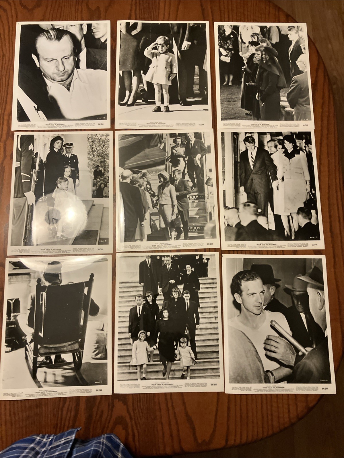 17- Vintage 8x10 Photos John F. Kennedy From Film “ Four Days In November” & Tic 17- Vintage 8x10 Photos John F. Kennedy From Film “ Four Days In November” & Tic