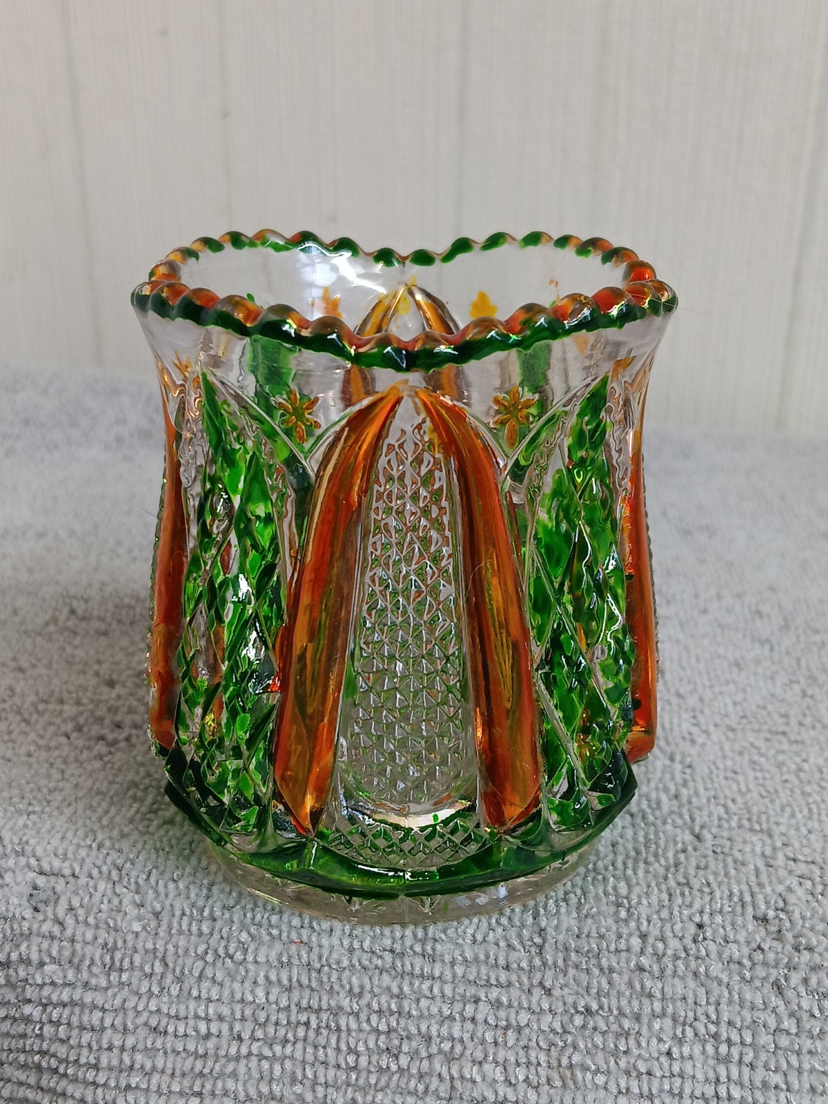 EAPG. Tarentum. HARVARD YARD. Toothpick Holder EAPG. Tarentum. HARVARD YARD. Toothpick Holder