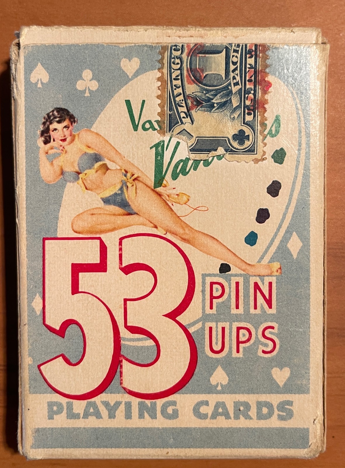 Vintage 1953 Vargas pin-up playing cards - full deck Vintage 1953 Vargas pin-up playing cards - full deck