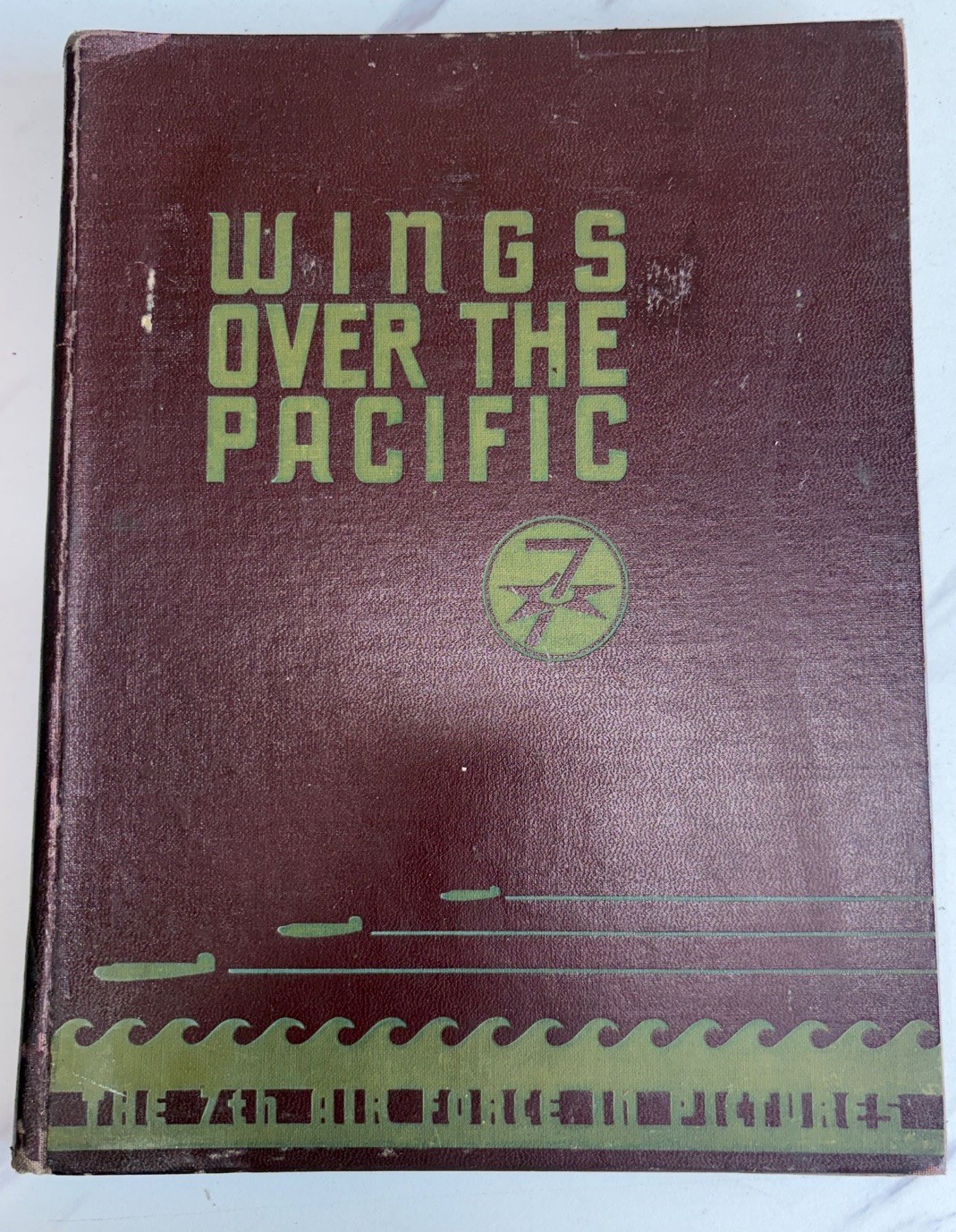 1947 Wings Over The Pacific Vol 1 First Edition WWII Seventh Air Force PhotoBook 1947 Wings Over The Pacific Vol 1 First Edition WWII Seventh Air Force PhotoBook