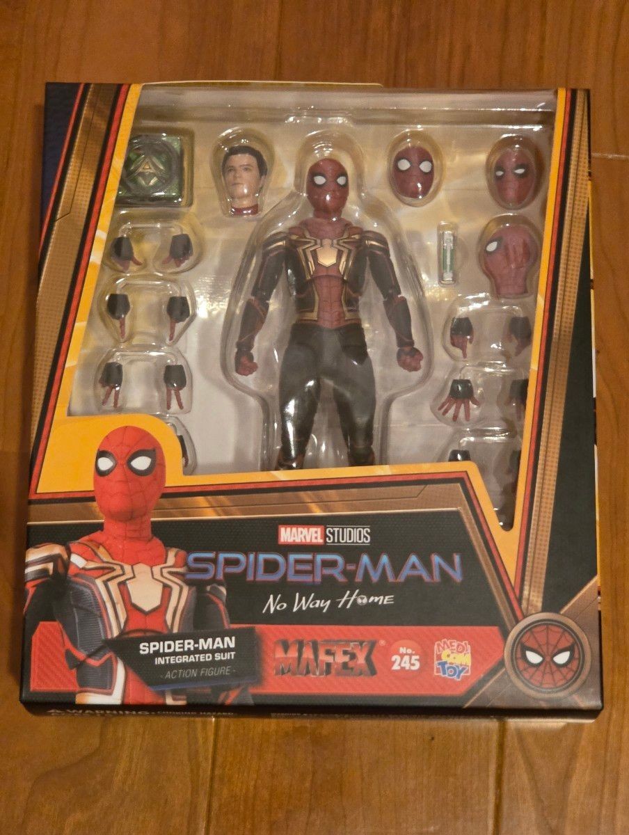 Medicom Toy MAFEX No.245 Figure SPIDER-MAN NEW RED & BLUE SUIT ver. F/S Medicom Toy MAFEX No.245 Figure SPIDER-MAN NEW RED & BLUE SUIT ver. F/S