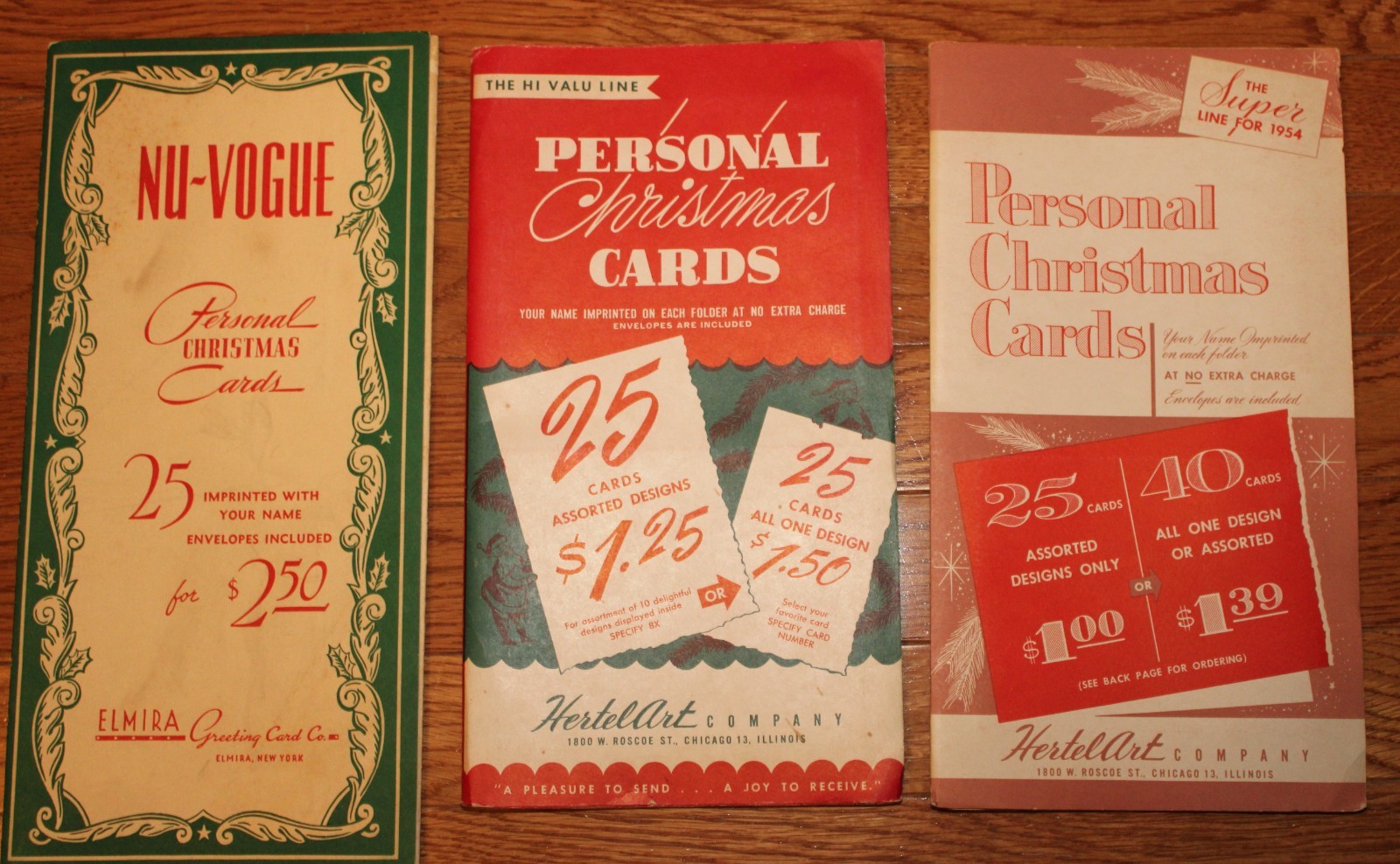 3 Vtg 1950s Salesman Sample Personalized Christmas Cards Booklets Brochures 3 Vtg 1950s Salesman Sample Personalized Christmas Cards Booklets Brochures