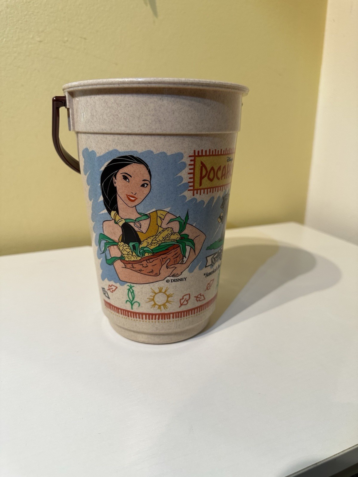 Pocahontas VINTAGE 1995 Popcorn Bucket Orville Redenbacher Disney Souvenir Used Pocahontas VINTAGE 1995 Popcorn Bucket Orville Redenbacher Disney Souvenir Used