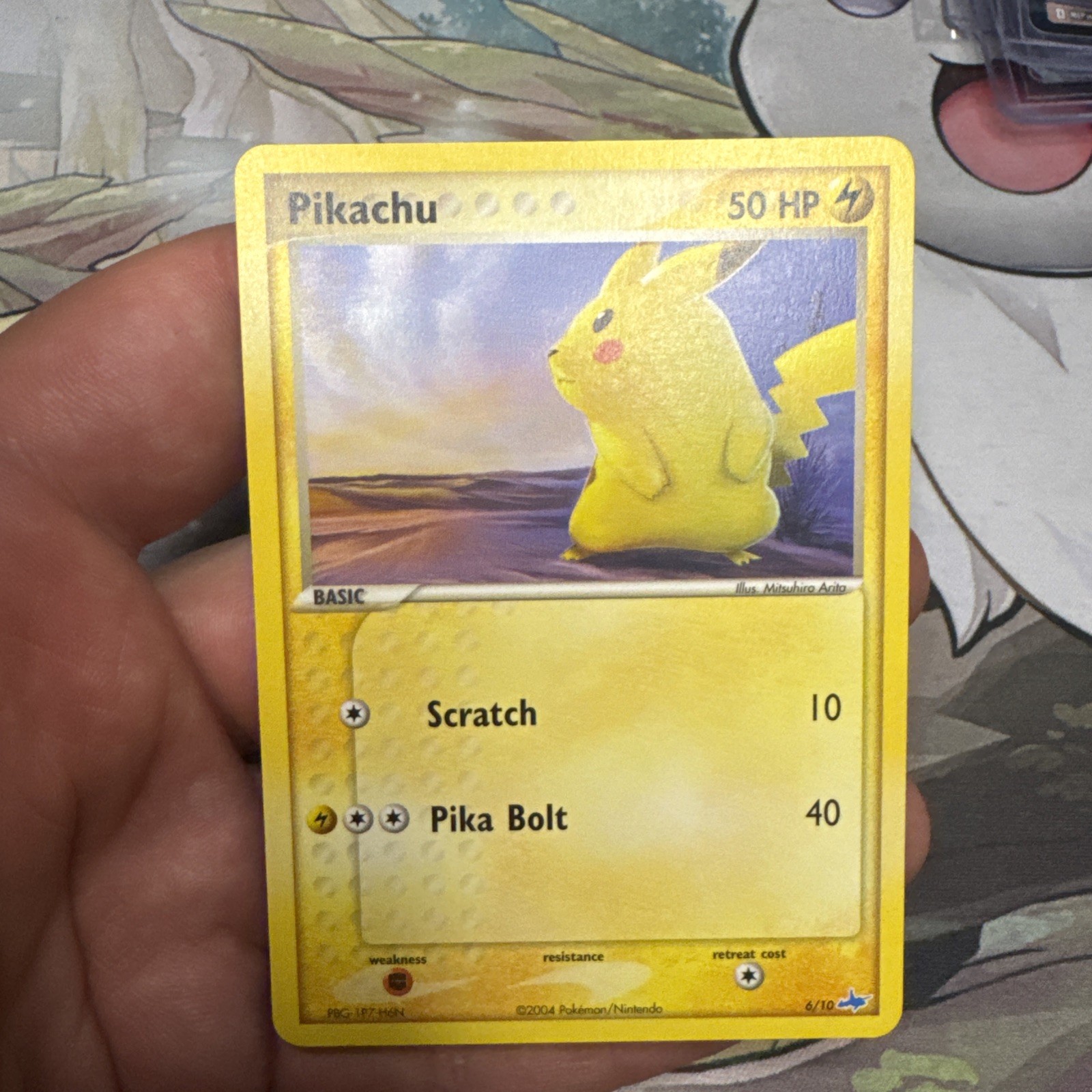 2004 Pokemon Pikachu 6/10 EX Trainer Kit Latios Non-Holo Common Arita 2004 Pokemon Pikachu 6/10 EX Trainer Kit Latios Non-Holo Common Arita