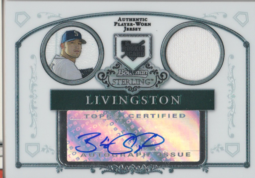 Bobby Livingston 2006 Topps Bowman Sterling auto autograph card BS-BL