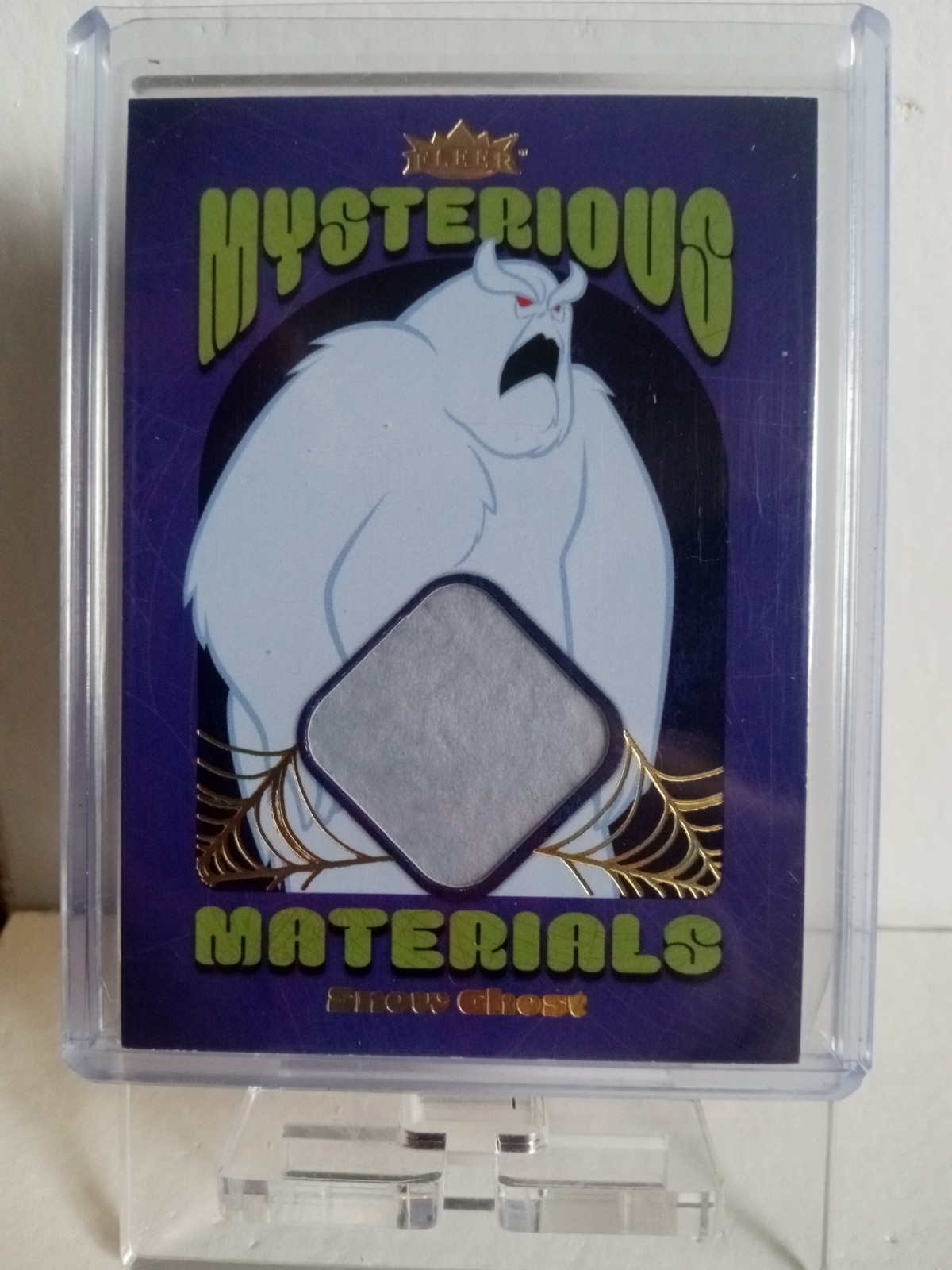 2025 Fleer Scooby-Doo Mysterious Materials Relic Snow Ghost #MY-21 2025 Fleer Scooby-Doo Mysterious Materials Relic Snow Ghost #MY-21