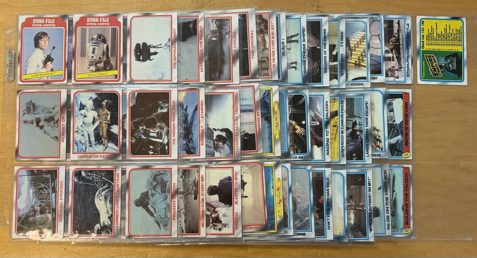 1980 Topps Empire Strikes Back Partial Set 110 Cards Series 1 & 2 VG-EX 1980 Topps Empire Strikes Back Partial Set 110 Cards Series 1 & 2 VG-EX