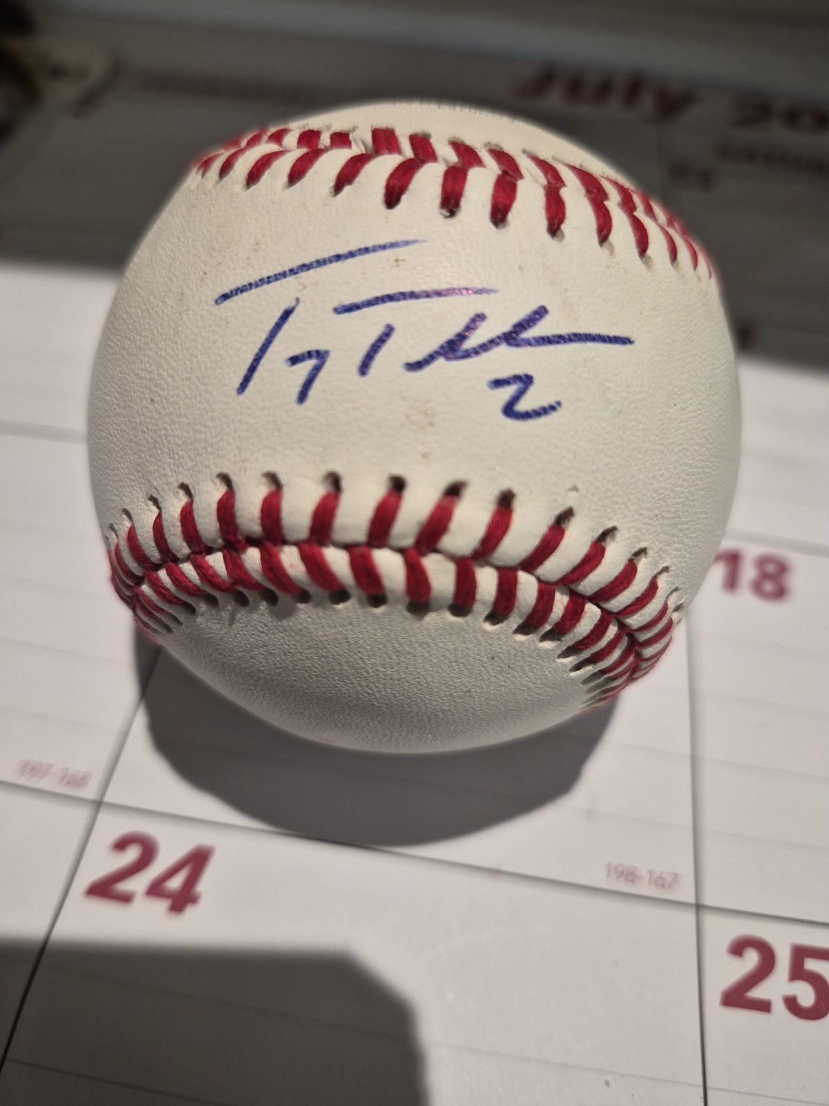 Troy Tulowitzki autographed baseball - MLB Troy Tulowitzki autographed baseball - MLB