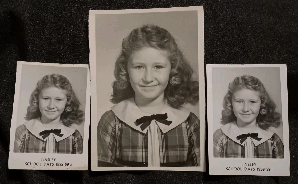 Vintage 1958/59 Cute Girl Photo Tinsley Grade School Elementary Macon, Georgia Vintage 1958/59 Cute Girl Photo Tinsley Grade School Elementary Macon, Georgia