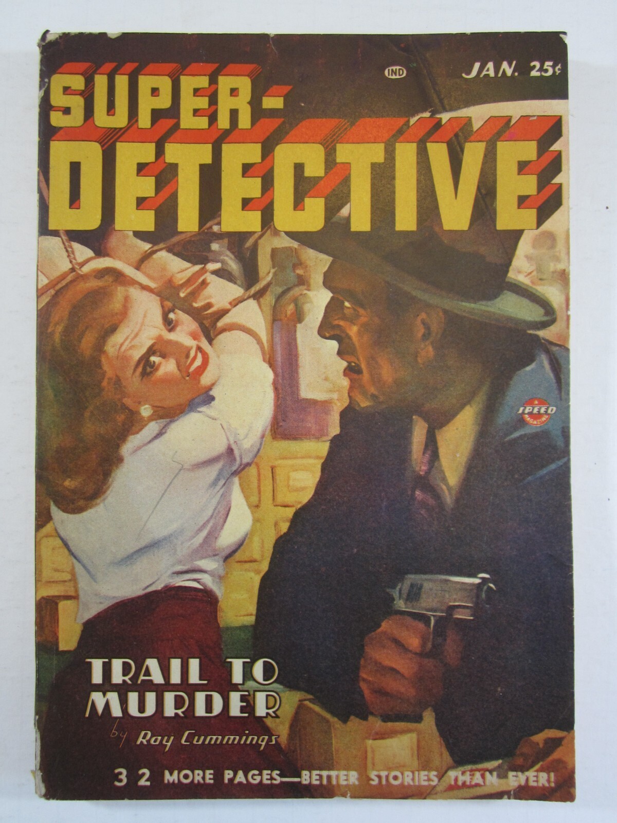 Super-Detective Pulp Vol. 9 #2, Jan. 1947 VG/FN (Trojan Publishing) Super-Detective Pulp Vol. 9 #2, Jan. 1947 VG/FN (Trojan Publishing)