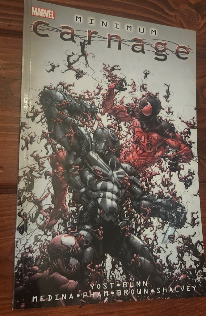 Minimum Carnage Marvel TPB 2013 RARE Yost & Bunn Venom Spider-Man New Unread Minimum Carnage Marvel TPB 2013 RARE Yost & Bunn Venom Spider-Man New Unread