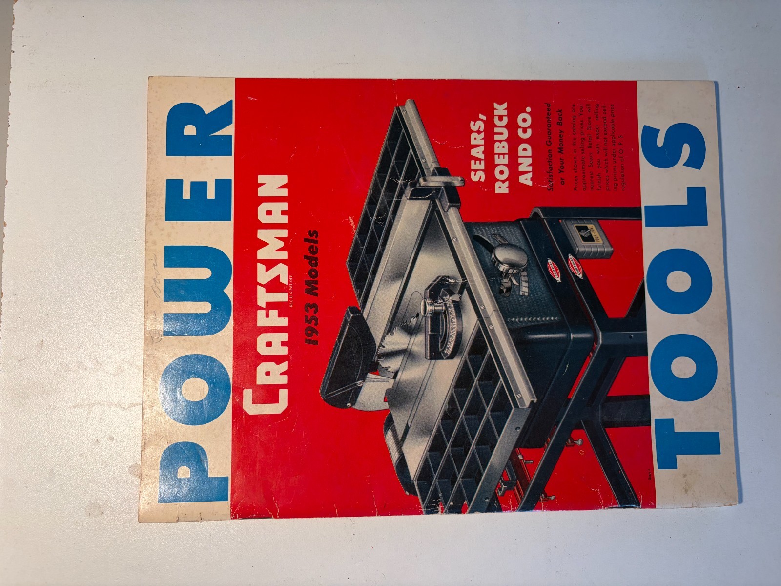 Vintage 1953 Sears Craftsman Power Tools Catalog