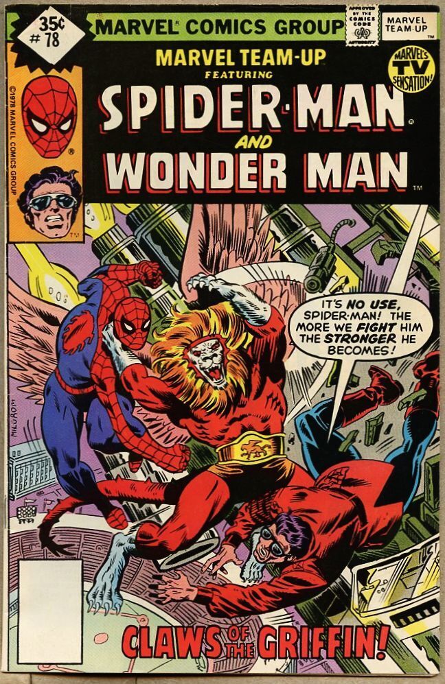 Marvel Team-Up #78-1979 fn- 5.5 Whitman Variant Spider-Man Wonder Man