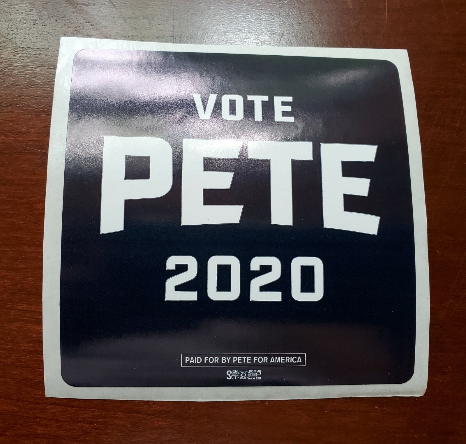 Mayor Pete Buttigieg “Vote Pete 2020” 3x3\ Mayor Pete Buttigieg “Vote Pete 2020” 3x3\