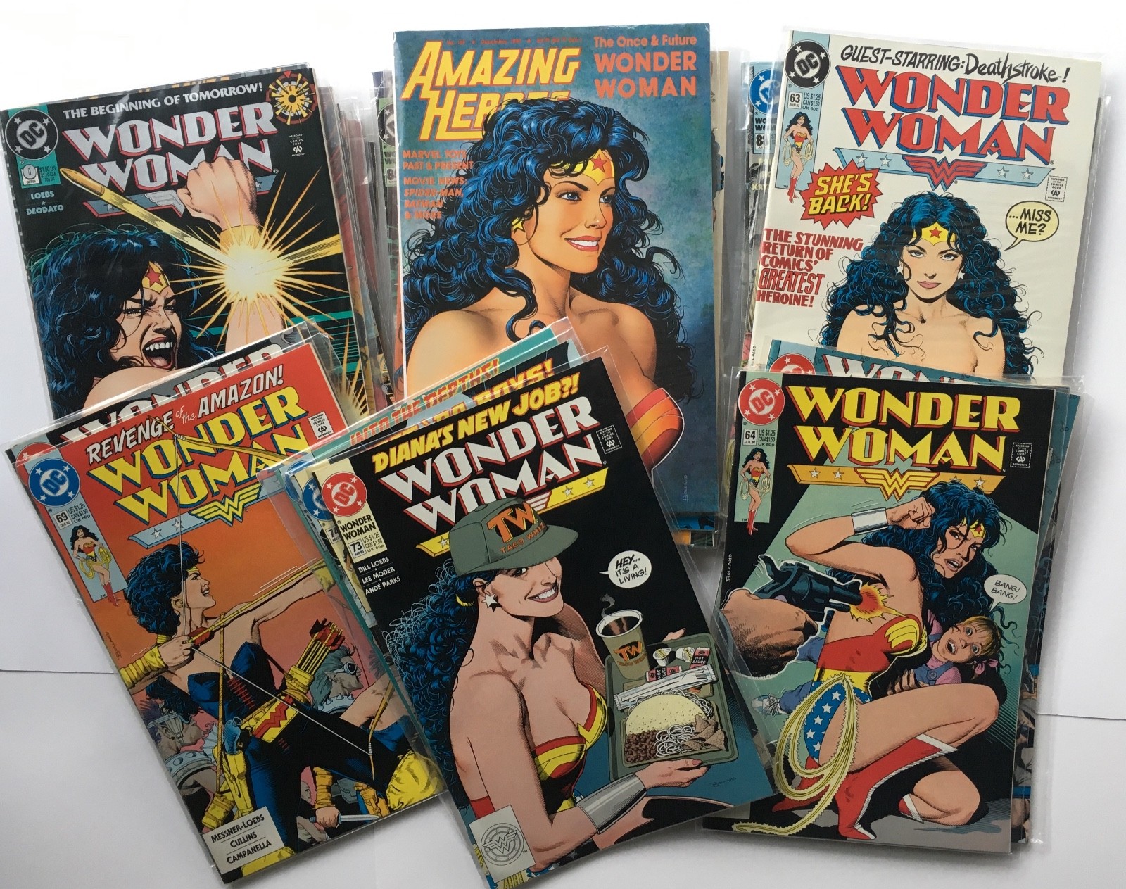 WONDER WOMAN #0 63-66 68-99 lot x30 iconic BOLLAND Covers Upper Grade +BONUS WONDER WOMAN #0 63-66 68-99 lot x30 iconic BOLLAND Covers Upper Grade +BONUS