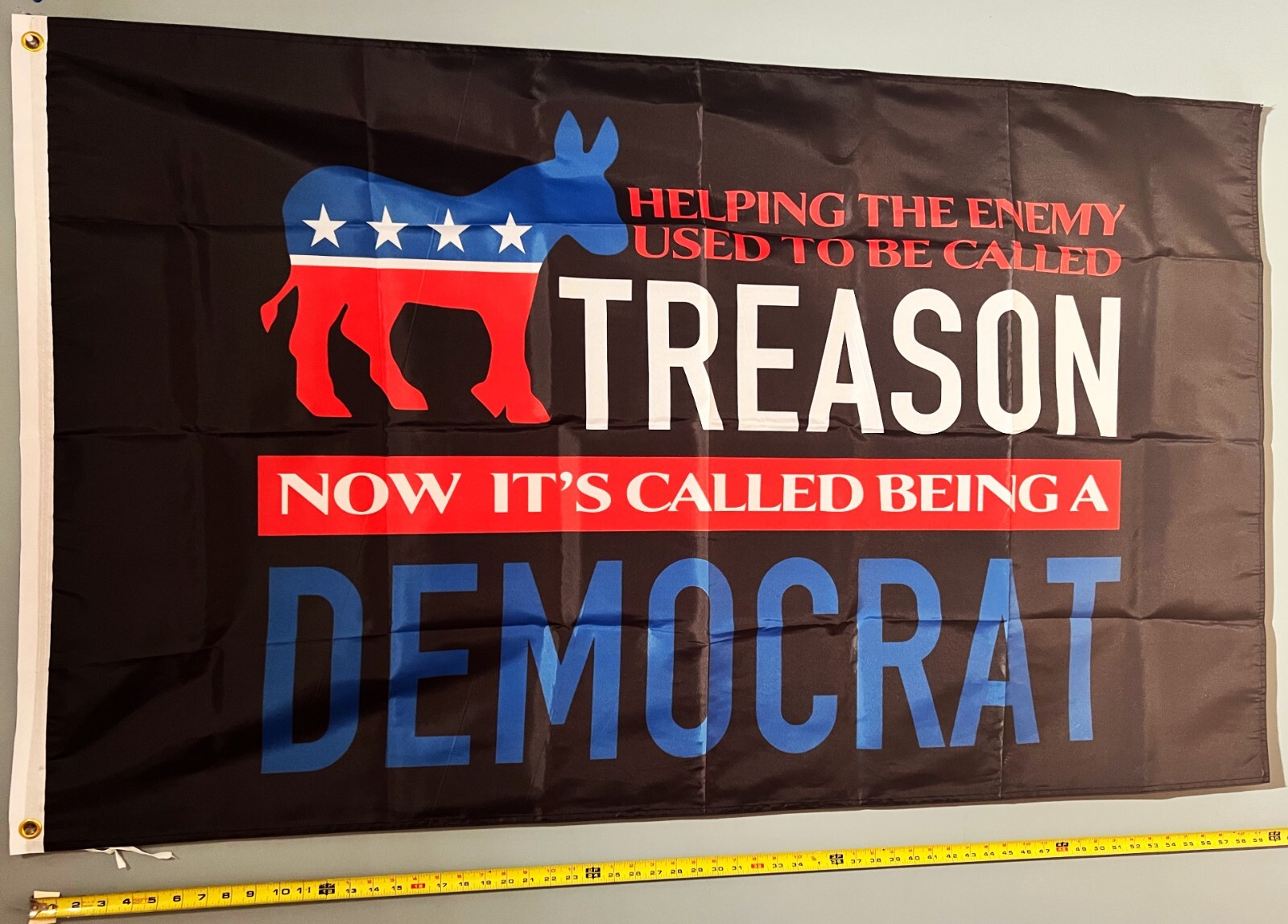 DONALD TRUMP FLAG FREE USA SHIP Dem Treason Save America Desantis USA Sign 3x5\' DONALD TRUMP FLAG FREE USA SHIP Dem Treason Save America Desantis USA Sign 3x5\'