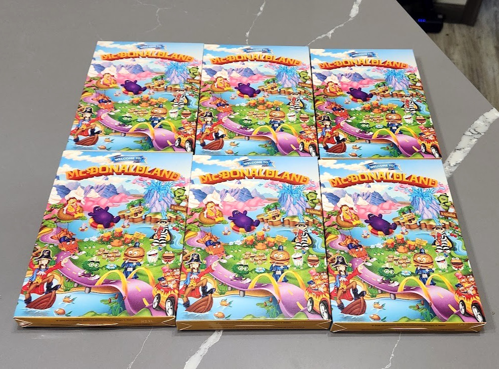 Complete set SEALED IN BOX 2025 McDonaldland McDonalds Happy Meal Character Tins Complete set SEALED IN BOX 2025 McDonaldland McDonalds Happy Meal Character Tins