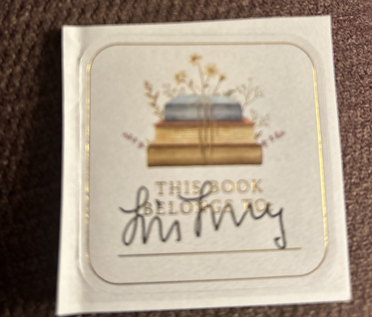 Signed Lois Lowry Bookplate Author Of The Giver & Number The Stars NEWBERY Signed Lois Lowry Bookplate Author Of The Giver & Number The Stars NEWBERY