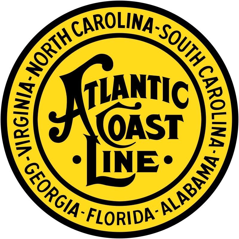 Atlantic Coast Line Railroad, Railway NEW METAL SIGN: 12\ Atlantic Coast Line Railroad, Railway NEW METAL SIGN: 12\