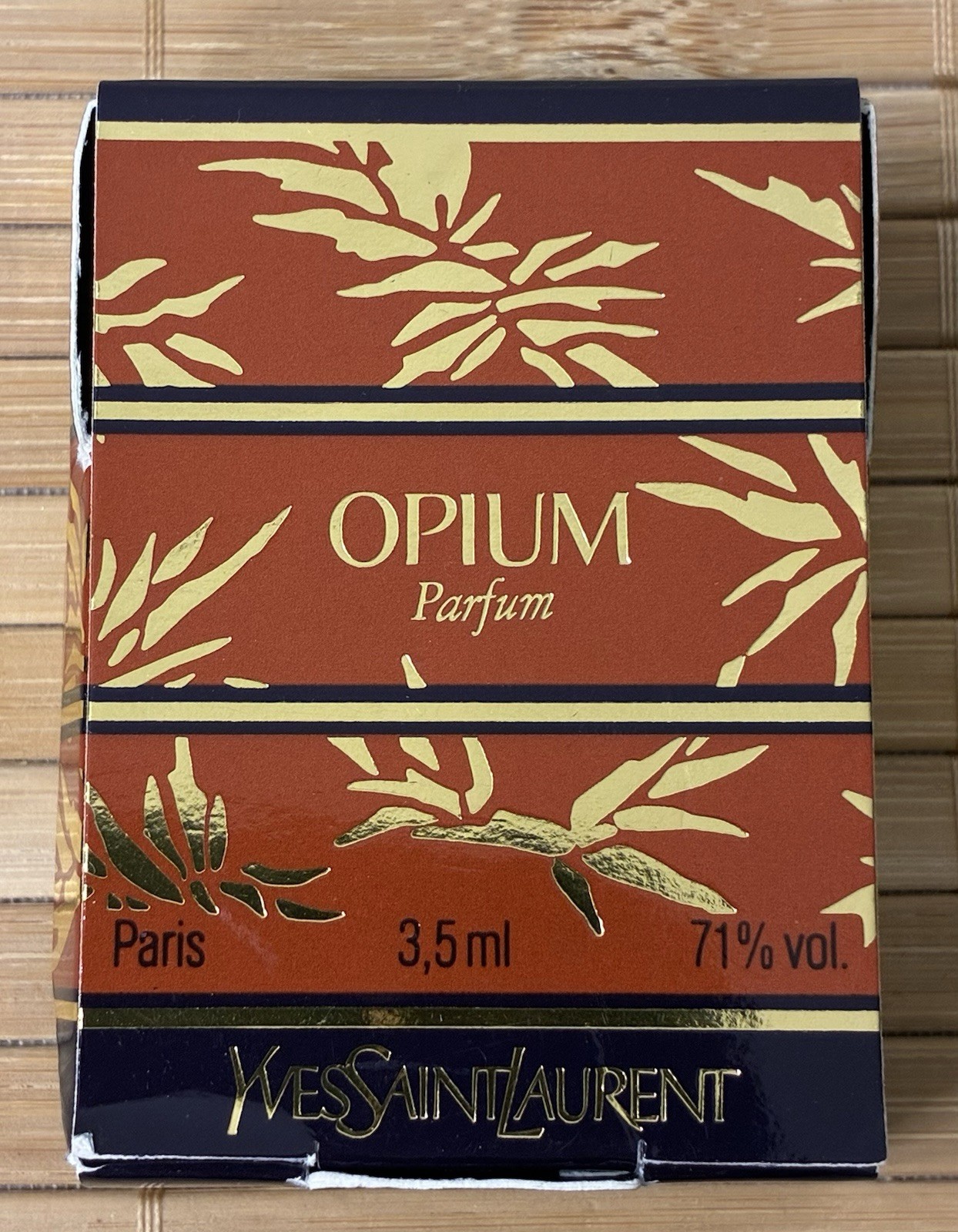 Vintage YSL Original 1980’s Formula Opium Pure Parfum 3.5ml Splash New, In Box. Vintage YSL Original 1980’s Formula Opium Pure Parfum 3.5ml Splash New, In Box.