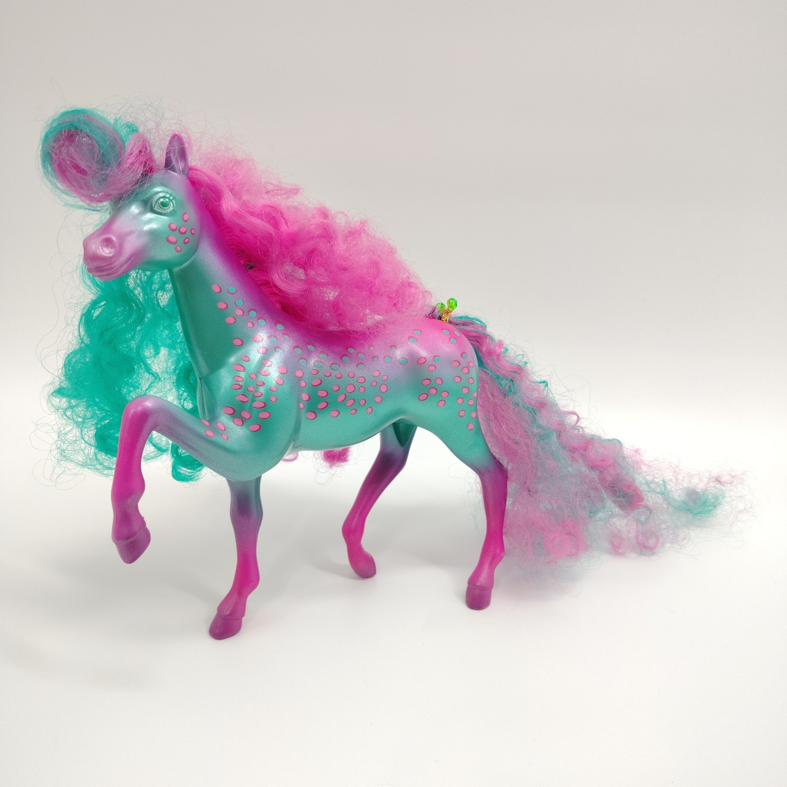 1989 Kenner Fashion Star Fillies Tonya Horse - Royal Beauties Green & Pink 1989 Kenner Fashion Star Fillies Tonya Horse - Royal Beauties Green & Pink