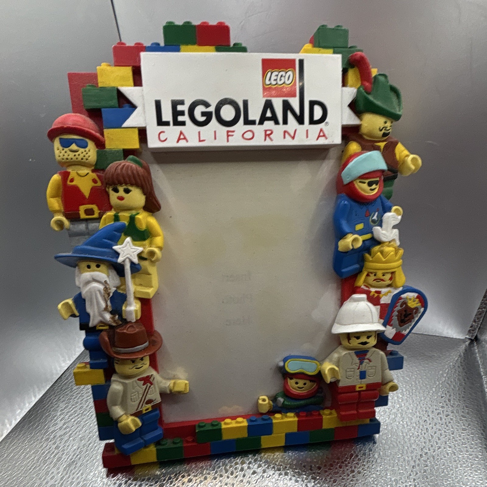 VTG 1999 Legoland Resin Picture Frame 8 1/2 X 6 1/2 VTG 1999 Legoland Resin Picture Frame 8 1/2 X 6 1/2