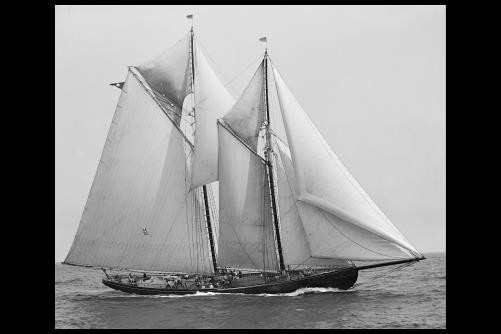 Photo:Massachusetts Bay MA Jessie Costa 1907 Fishermen's Race Schooner