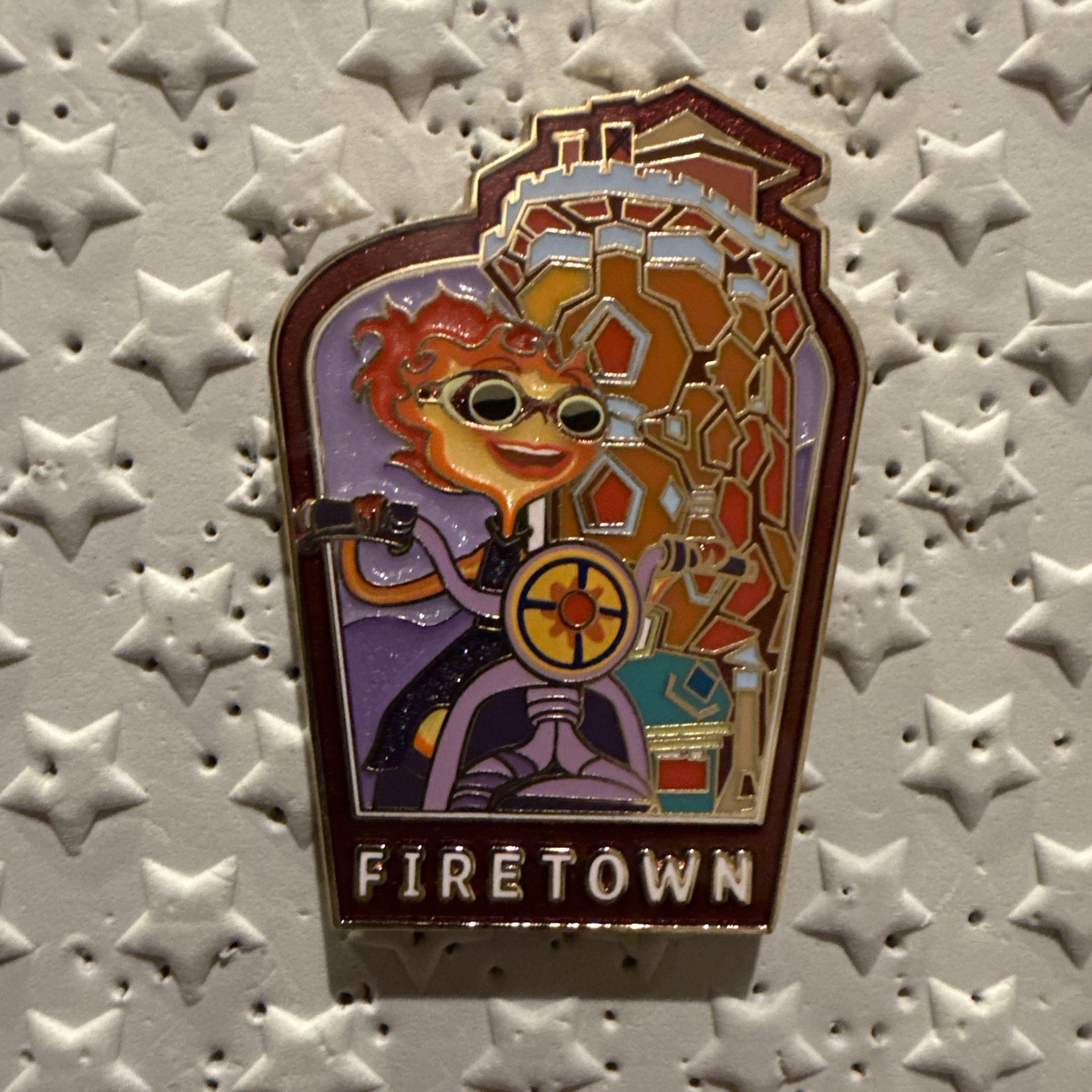 Fantasy Pin - Elemental - Magical Destinations - Ember In Firetown Pin