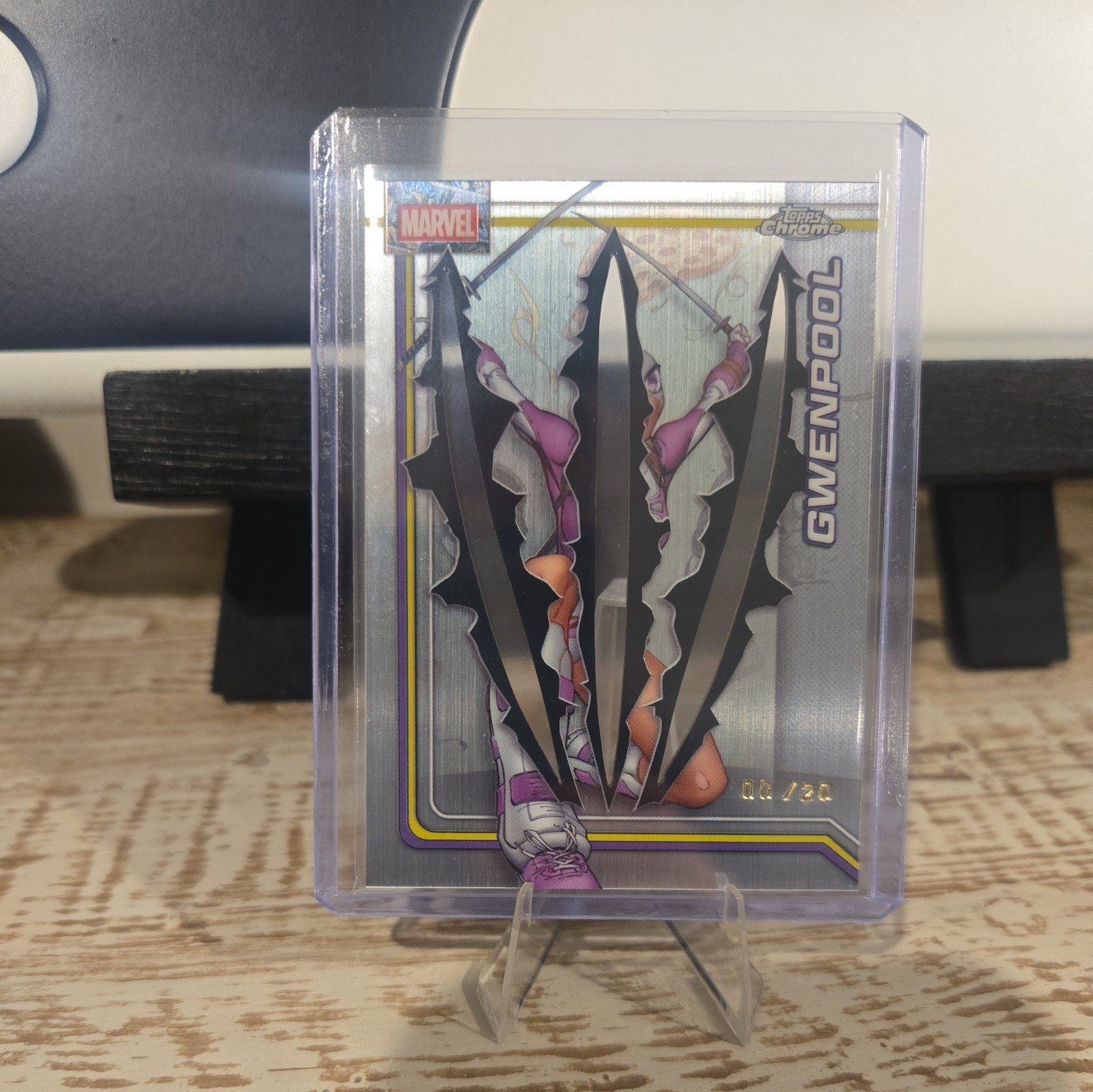 2026 Topps Marvel Chrome Gwenpool Clawed /20 2026 Topps Marvel Chrome Gwenpool Clawed /20