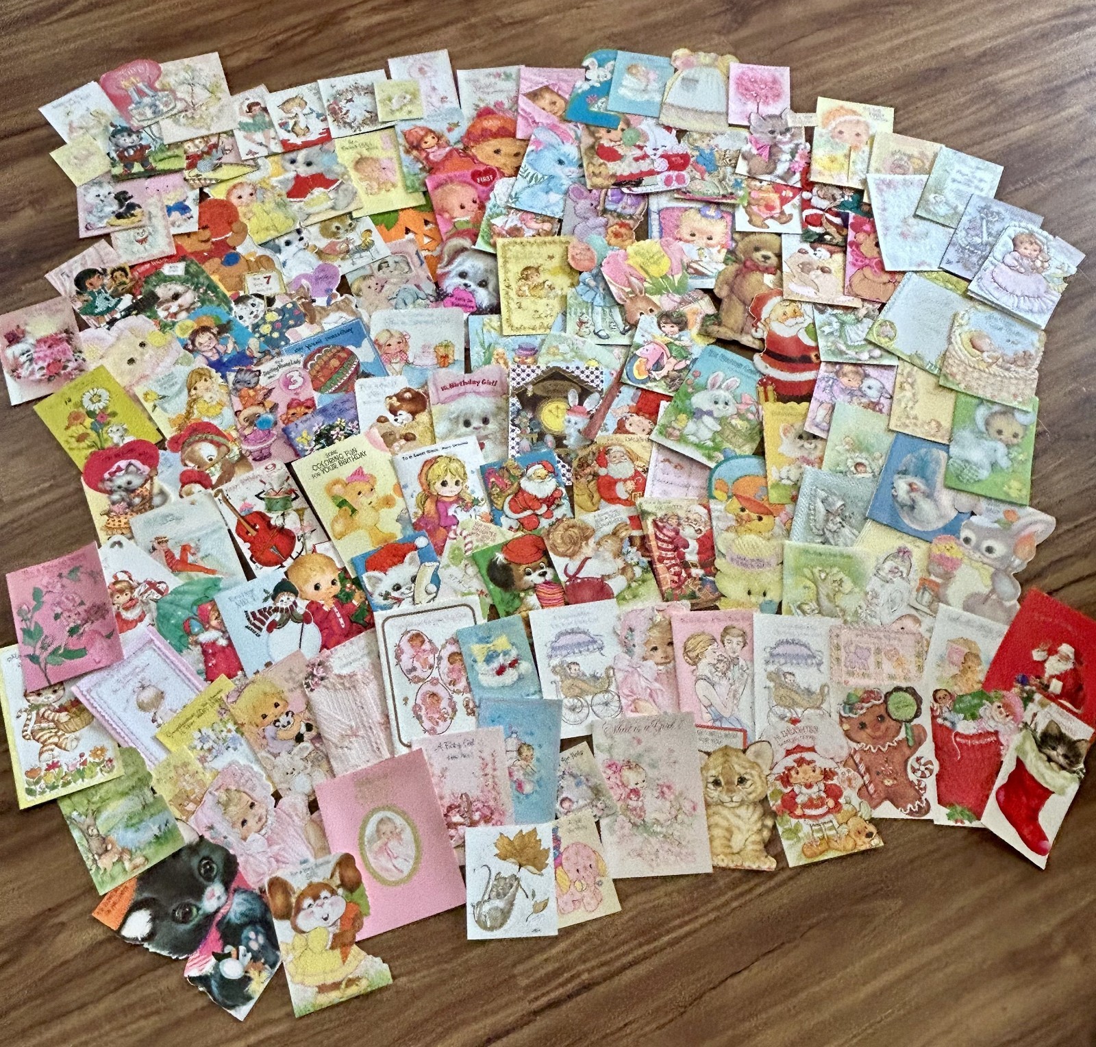 Vintage Used Greeting Cards Lot 140 Cards Ephemera 50\'s - 80\'s Huge Lot Vintage Used Greeting Cards Lot 140 Cards Ephemera 50\'s - 80\'s Huge Lot