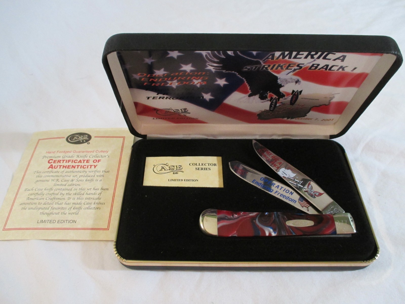 Case XX Collector's Set America Strikes Back Serial # 877 Case XX Collector's Set America Strikes Back Serial # 877