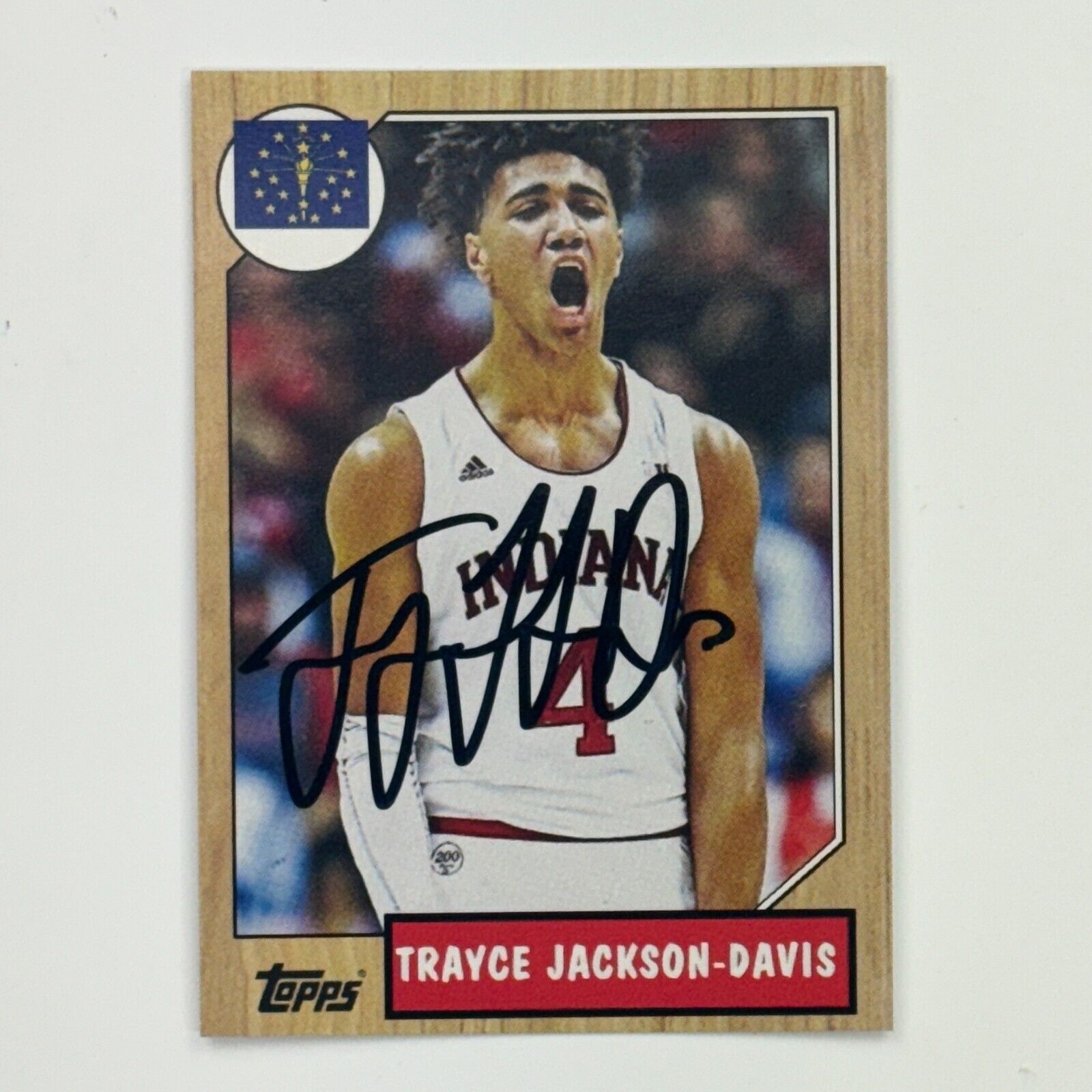 2021 Topps TRAYCE JACKSON DAVIS RC Auto Autograph Golden State Warriors #d/1000
