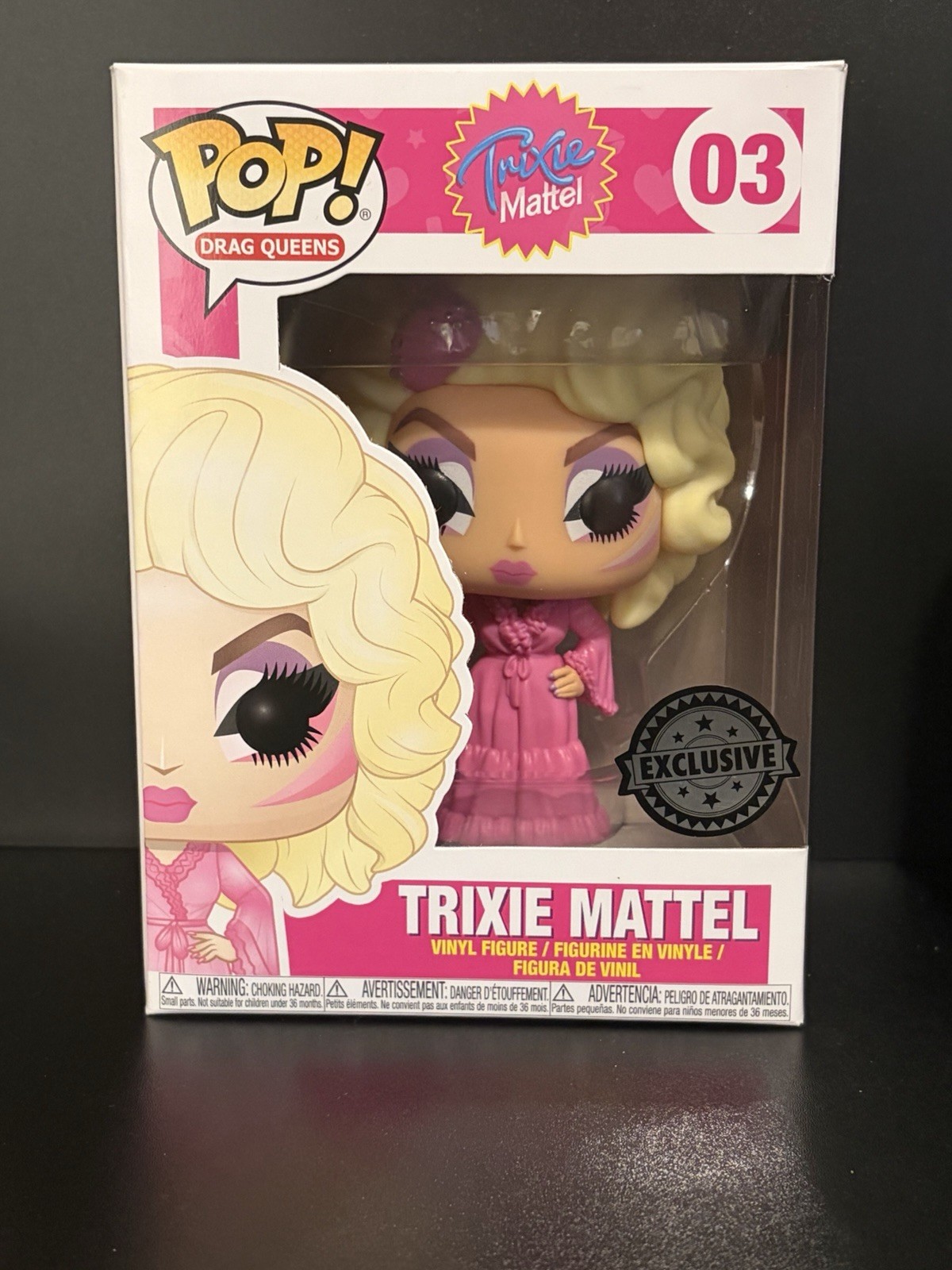 2018 Funko Pop Drag Queens Trixie Mattel #03 Hot Topic Exclusive Vaulted