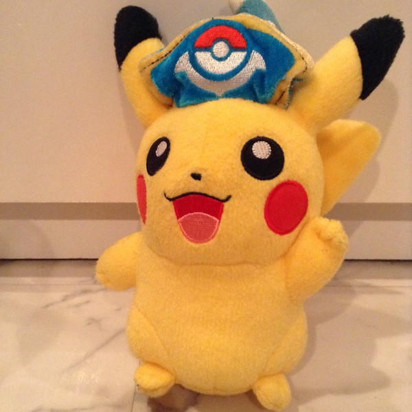Pokemon Center Yokohama Limited Edition Captain Pikachu Plush 18cm Marine Hat