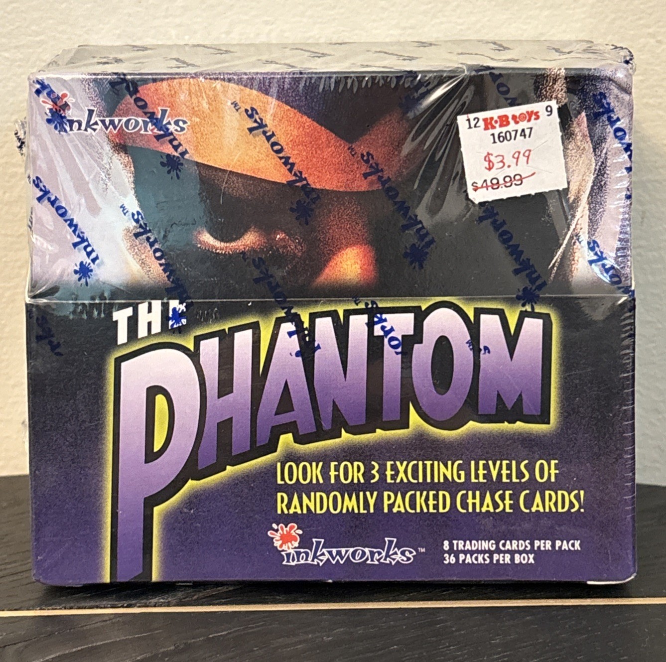 The Phantom Inkworks Movie Trading Cards 36 pack Hobby Box, Factory Sealed 1996 The Phantom Inkworks Movie Trading Cards 36 pack Hobby Box, Factory Sealed 1996