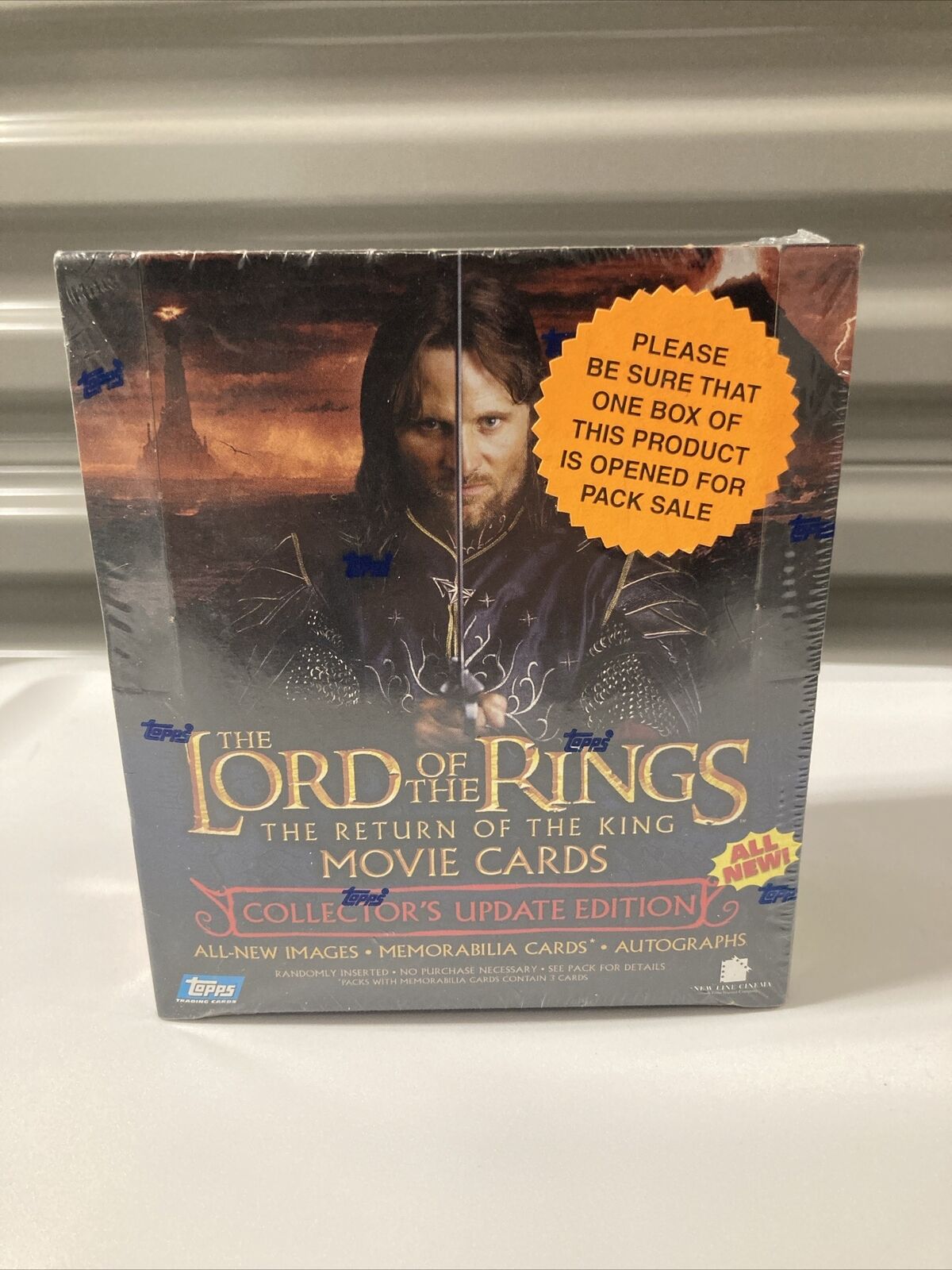 Topps 2003 Lord Of The Rings Movie Cards Return Of The King ~ Sealed Box