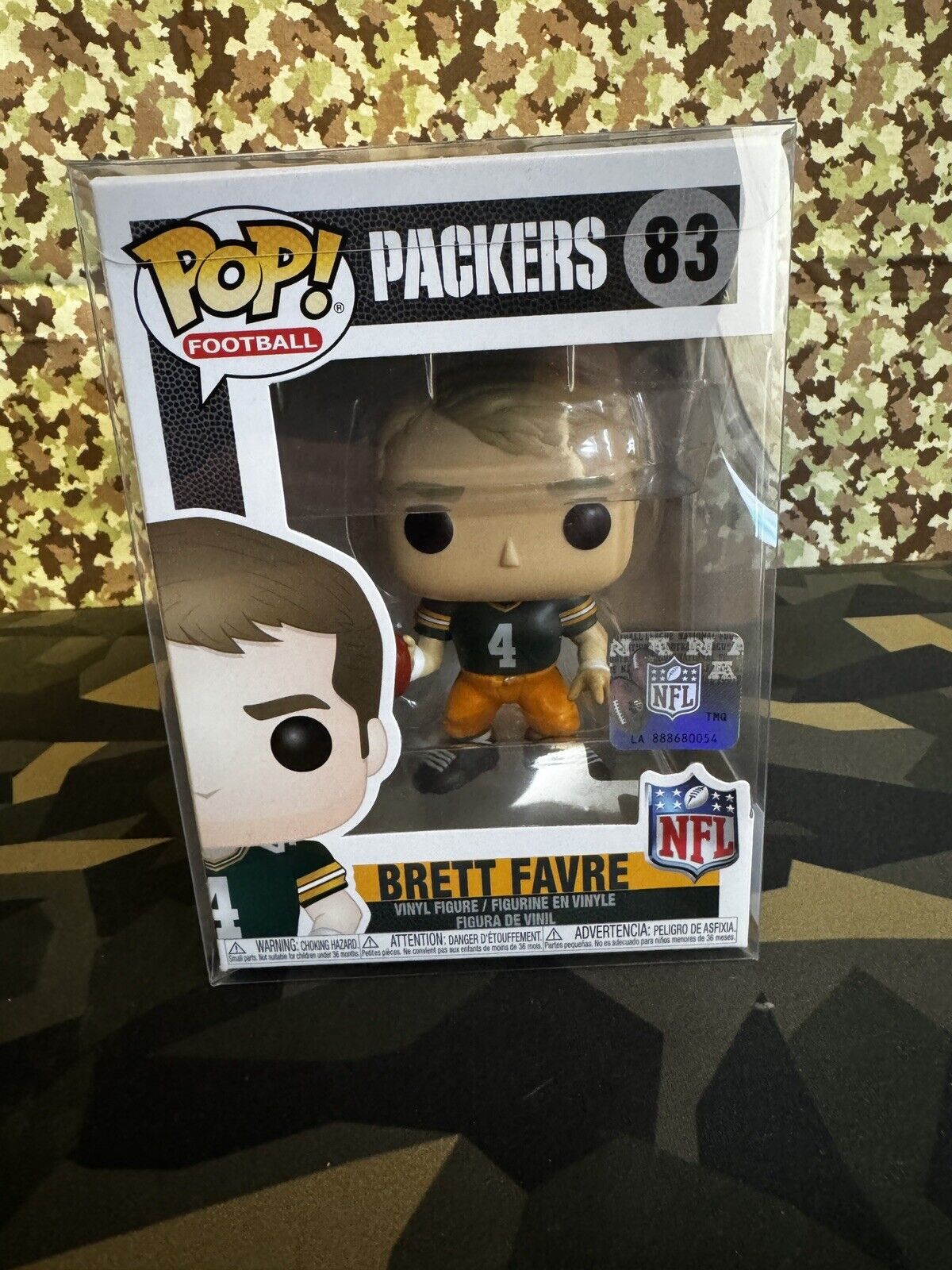 Funko Pop  Brett Favre #83 Green Bay Packers