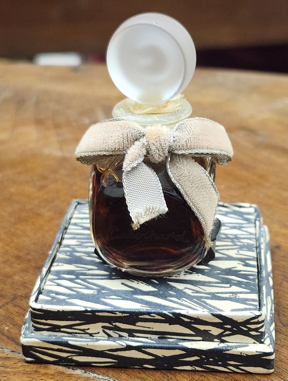 Vintage Parfums Grès \'Cabochard\' Glass French Fragrance Flacon Vintage Parfums Grès \'Cabochard\' Glass French Fragrance Flacon