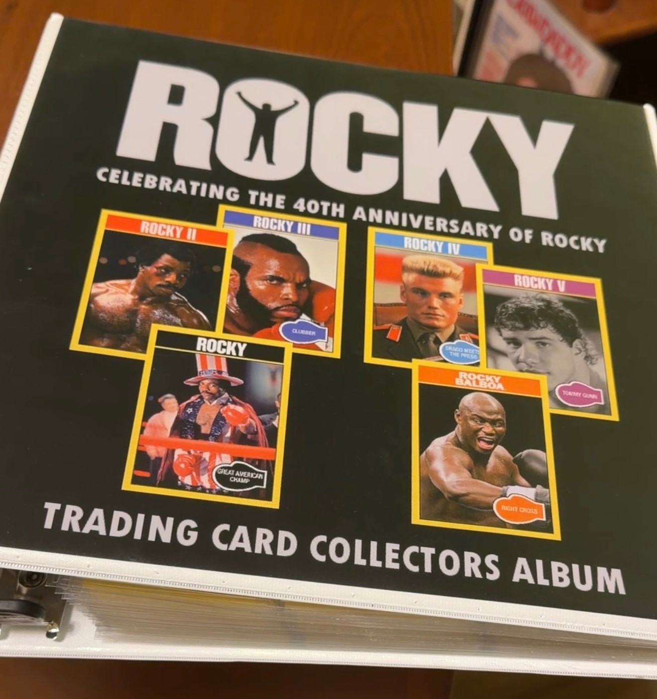 2016 Topps Rocky 40th Anniversary Complete Set NRMT customized binder 330 cards 2016 Topps Rocky 40th Anniversary Complete Set NRMT customized binder 330 cards
