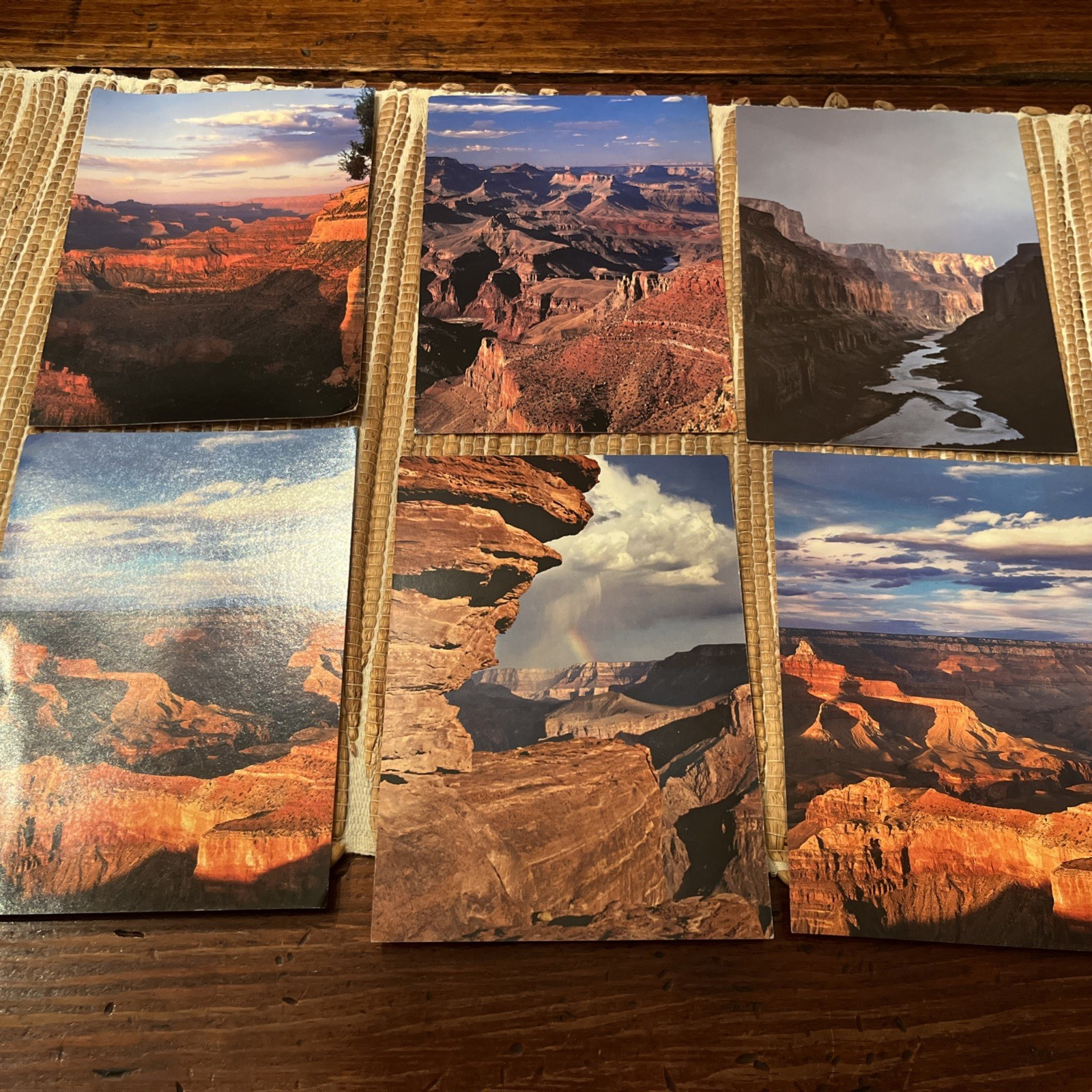 Six postcards Grand Canyon national Park, Arizona Mosaic postcards