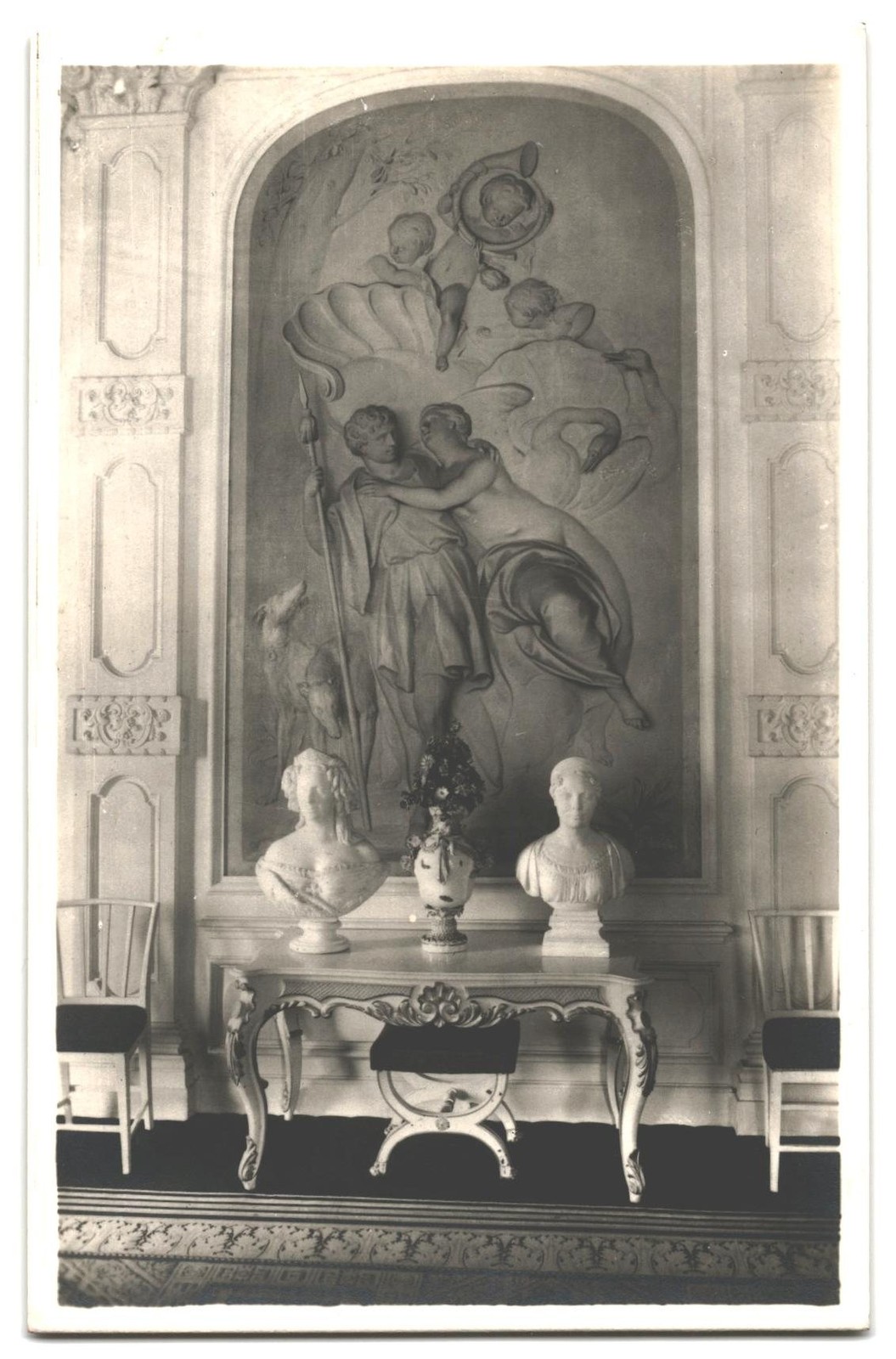 Den Haag Witte Eetzaal White Dining Room Real Photo Postcard