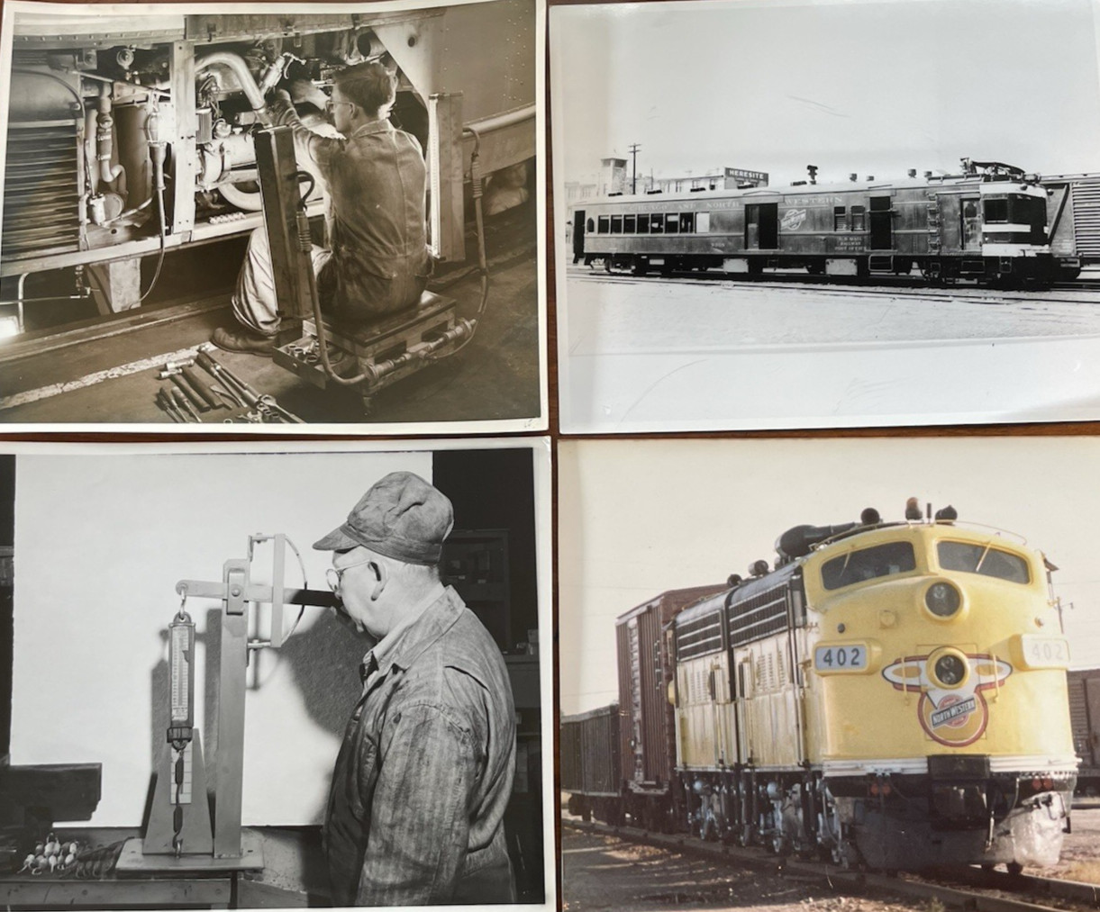 4 - Vintage Railroad Train Photographs 8 x 10\ 4 - Vintage Railroad Train Photographs 8 x 10\