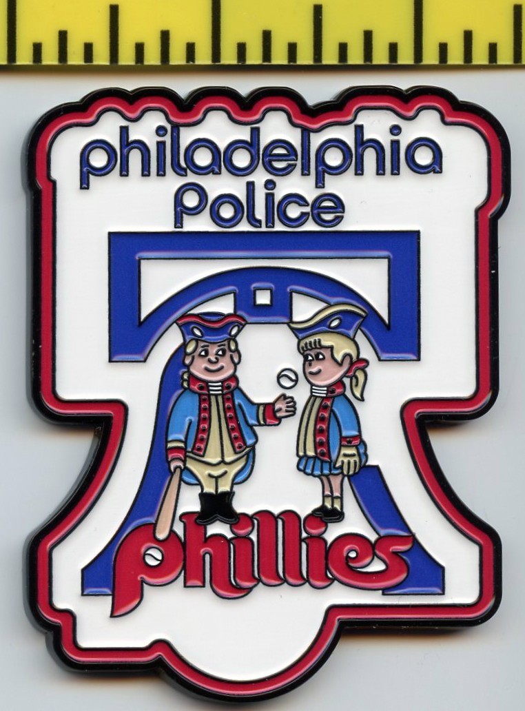 Philadelphia Police CSU Challenge Coin featuring the PHILLIES Phil and Phillis Philadelphia Police CSU Challenge Coin featuring the PHILLIES Phil and Phillis