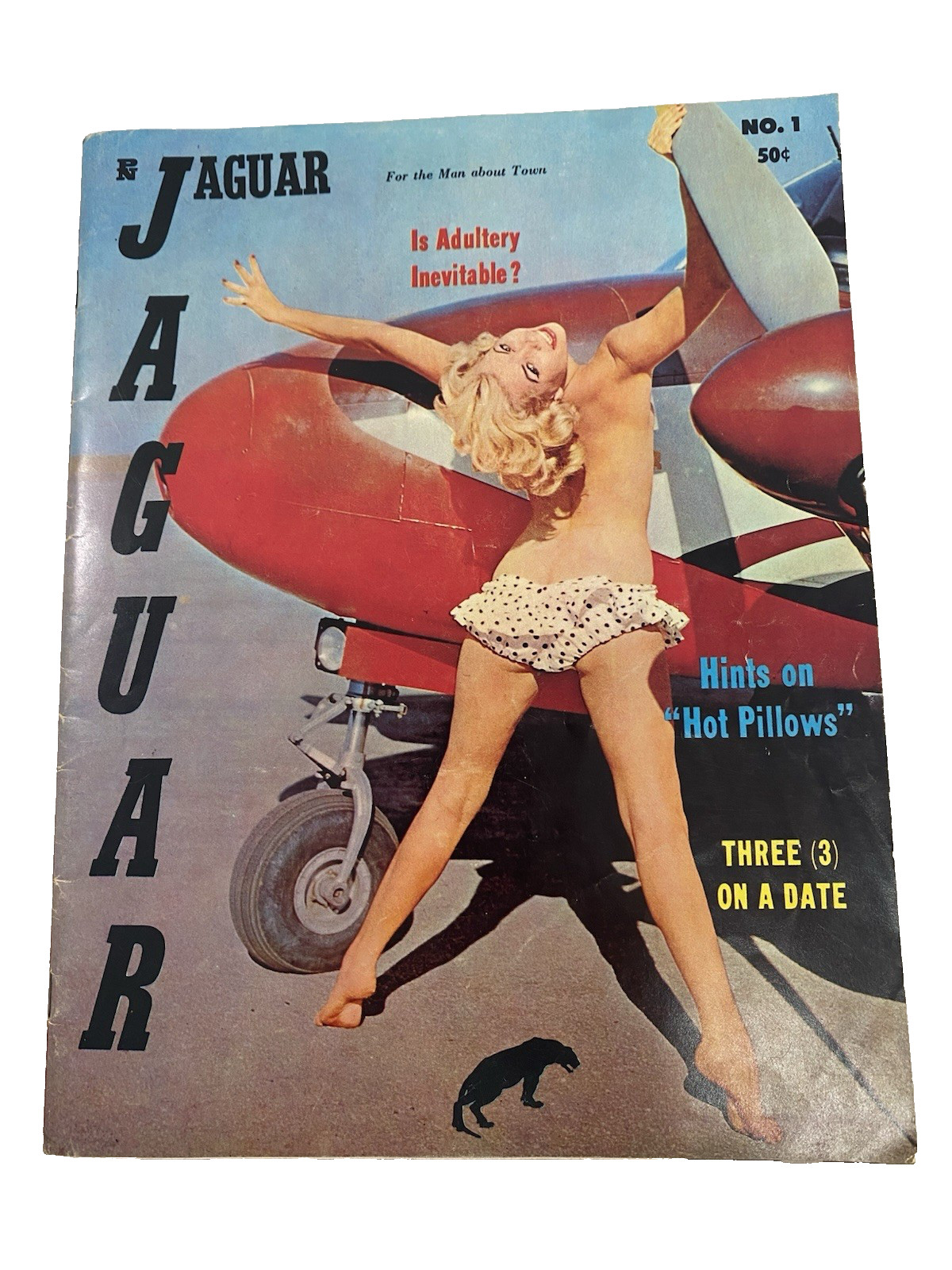 JAGUAR MAGAZINE VTG~MAN ABOUT TOWN~Vol 1 No 1~1961~GIRLIE PINUP~RARE~1st Ed. JAGUAR MAGAZINE VTG~MAN ABOUT TOWN~Vol 1 No 1~1961~GIRLIE PINUP~RARE~1st Ed.